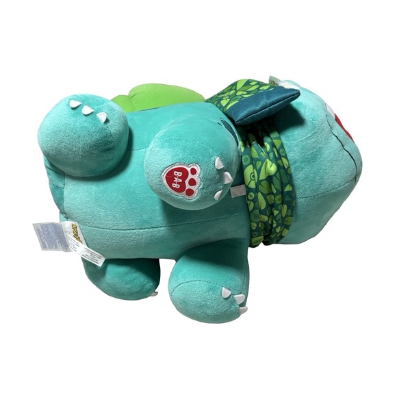 Build-A-Bear Pokémon Bulbasaur Plush w/ Leaf Scarf – 16" – Excellent Condition - Picture 7 of 9